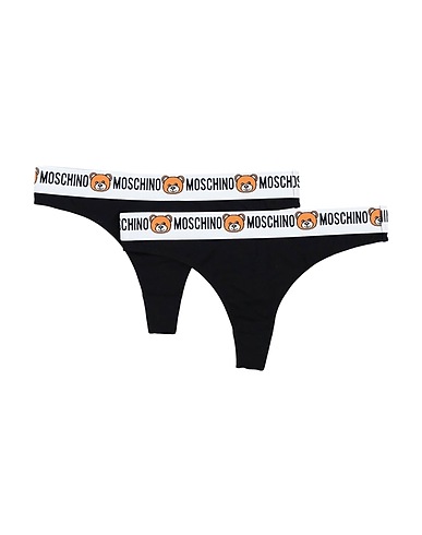 MOSCHINO Slip Schwarz 92% Baumwolle, 8% Elastan