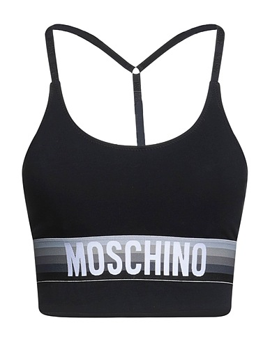 MOSCHINO Bra Black 92% Cotton, 8% Elastane