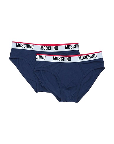 MOSCHINO Brief Midnight blue 95% Cotton, 5% Elastane