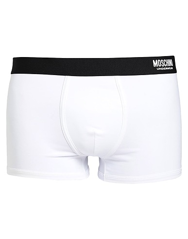 MOSCHINO Boxer Bianco 94% Cotone, 6% Elastan