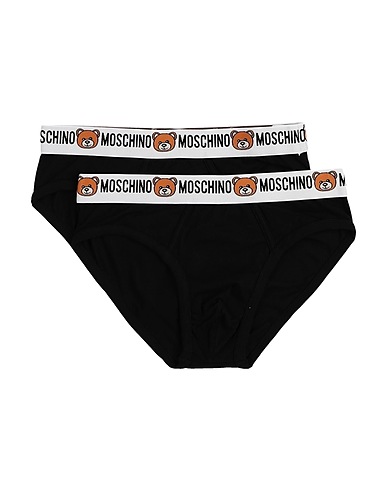 MOSCHINO Brief Black 95% Cotton, 5% Elastane