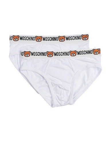 MOSCHINO Slip Bianco 95% Cotone, 5% Elastan