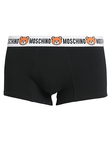 MOSCHINO Boxer Nero 95% Cotone, 5% Elastan