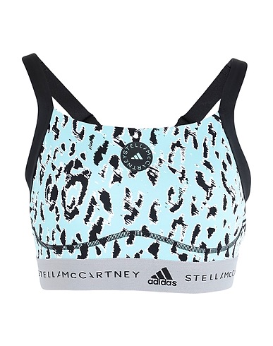 ADIDAS by STELLA McCARTNEY Crop top ASMC TPR BRA P
 Sky blue 74% Recycled polyamide, 26% Recycled elastane