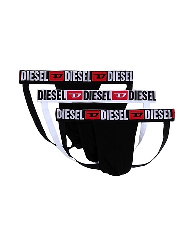 DIESEL Brief UMBR-JOCKYTHREEPACK Jockstrap
 Black 95% Cotton, 5% Elastane