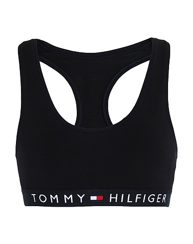 TOMMY HILFIGER Bra BRALETTE
 Black 91% Organic cotton, 9% Elastane