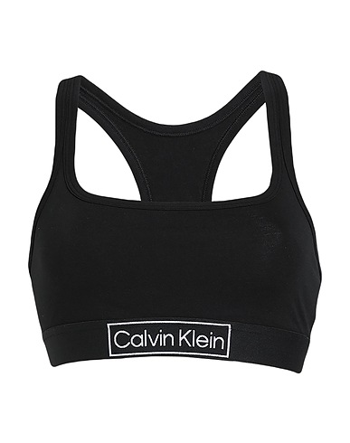 CALVIN KLEIN UNDERWEAR Bra Black 90% Cotton, 10% Elastane