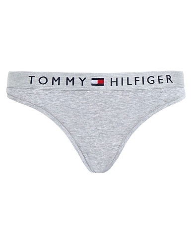 TOMMY HILFIGER Slip THONG
 Grigio 91% Cotone organico, 9% Elastan
