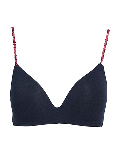 TOMMY HILFIGER Бюстгальтер LIGHTLY LINED TRIANG
 Иссиня-чёрный 53% Хлопок, 35% Модал, 12% Эластан