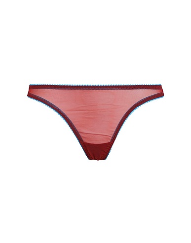 DORA LARSEN Slip ROBYN CLEAN TULLE THONG Bordeaux 83% Nylon, 17% Elastan