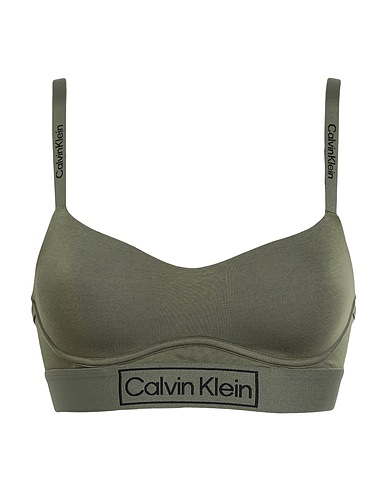 CALVIN KLEIN UNDERWEAR Reggiseno Verde militare 90% Cotone, 10% Elastan