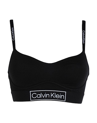 CALVIN KLEIN UNDERWEAR Soutien-gorge Noir 90% Coton, 10% Élasthanne