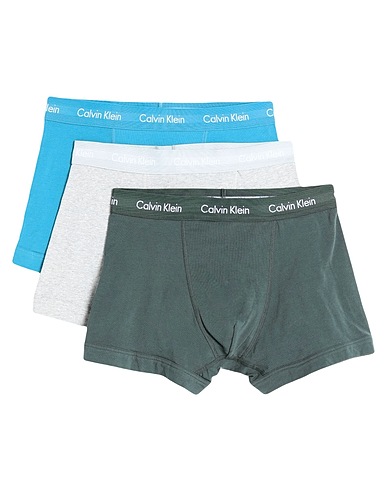 CALVIN KLEIN UNDERWEAR Boxer TRUNK 3PK
 Dark green 95% Cotton, 5% Elastane