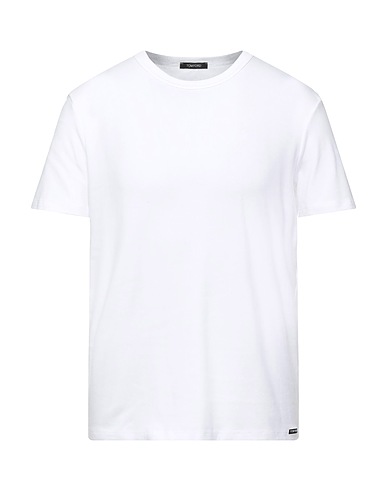 TOM FORD Undershirt White 95% Cotton, 5% Elastane