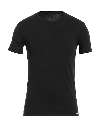 TOM FORD Undershirt Black 95% Cotton, 5% Elastane