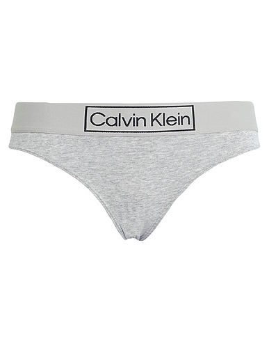 CALVIN KLEIN UNDERWEAR Slip BIKINI Grigio 90% Cotone, 10% Elastan