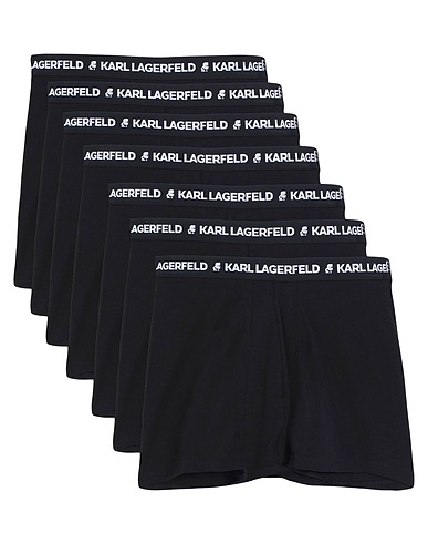 KARL LAGERFELD Boxer LOGO TRUNK SET (PACK OF 7)
 Black 95% Organic cotton, 5% Elastane