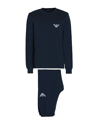 EMPORIO ARMANI Pigiama LOUNGEWEAR TRACKSUIT Blu notte 97% Cotone, 3% Elastan