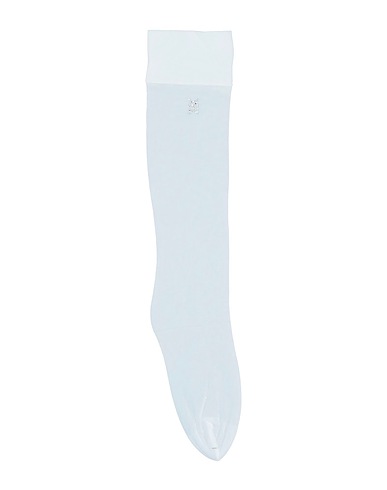 AMINA MUADDI x WOLFORD Chaussettes et collants Blanc 91% Polyamide, 9% Élasthanne