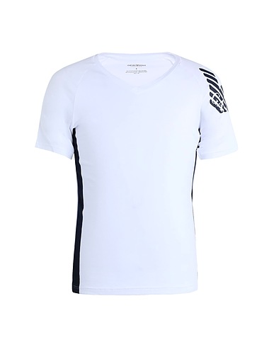 EMPORIO ARMANI Unterhemd LOUNGEWEAR T-SHIRT
 Weiß 95% Baumwolle, 5% Elastan
