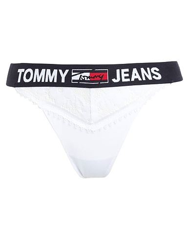 TOMMY JEANS Brief TANGA
 White 90% Cotton, 10% Elastane