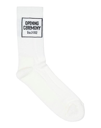 OPENING CEREMONY Socks & tights White 85% Cotton, 10% Polyamide, 5% Elastane
