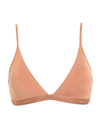 CALVIN KLEIN UNDERWEAR Reggiseno LIGHT LINED TRIANGLE
 Cammello 81% Nylon, 19% Elastan