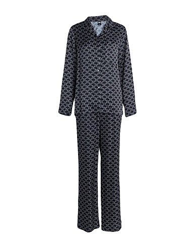 KARL LAGERFELD Pyjama Schwarz 61% Viskose EcoVero™, 39% Viskose