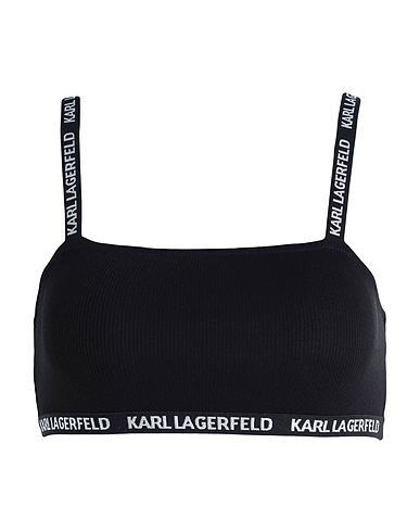 KARL LAGERFELD Bra Black 95% Lyocell, 5% Elastane