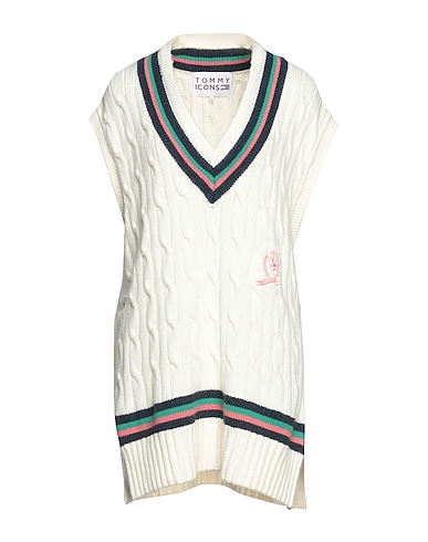 TOMMY HILFIGER Pullover Elfenbein 61% Polyamid, 39% Wolle