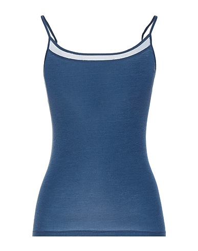FEMILET by CHANTELLE Undershirt Blue 100% Wool, Polyamide, Elastane