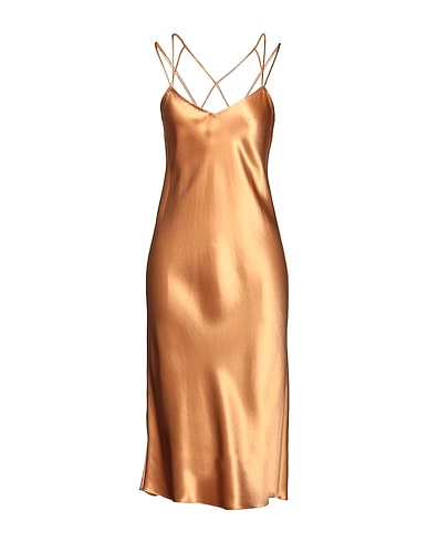 KIKI DE MONTPARNASSE Slip Camel 72% Acetate, 28% Viscose