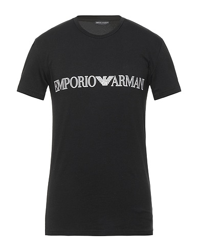 EMPORIO ARMANI T-shirt intima Nero 95% Cotone, 5% Elastan