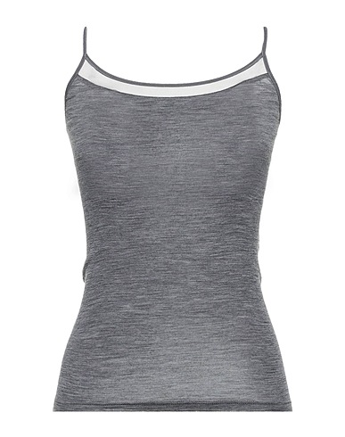 FEMILET by CHANTELLE Undershirt Grey 100% Merino Wool, Polyamide, Elastane