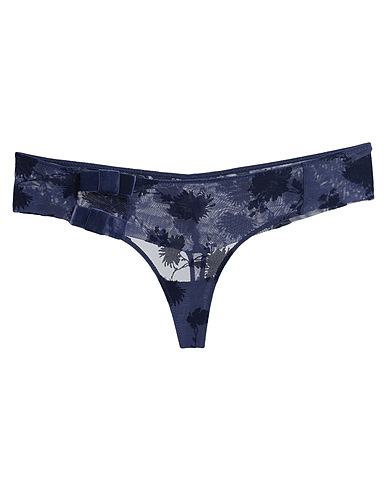 CHANTAL THOMASS Brief Midnight blue 90% Polyamide, 10% Elastane, Polyester, Cotton