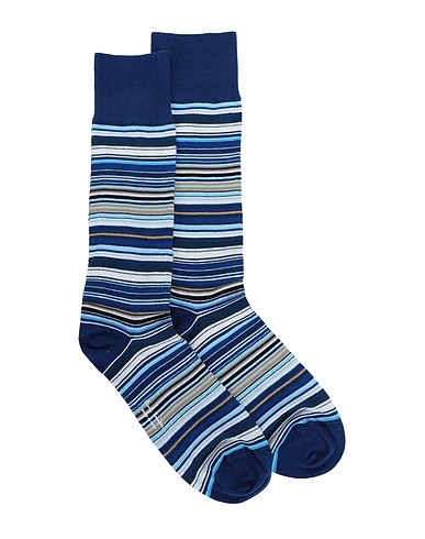 PAUL SMITH Medias y Calcetines Azul marino 83% Algodón, 16% Poliamida, 1% Elastán