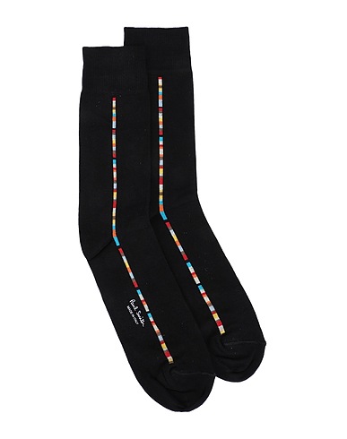 PAUL SMITH Calze e Calzini Nero 85% Cotone organico, 12% Poliammide, 3% Elastan