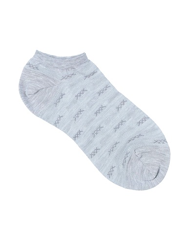 ZEGNA Short socks Light grey 75% Cotton, 25% Polyamide
