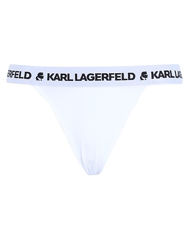 KARL LAGERFELD Slip LOGO BRAZILIAN	 Weiß 95% Tencel™ Lyocell, 5% Elastan