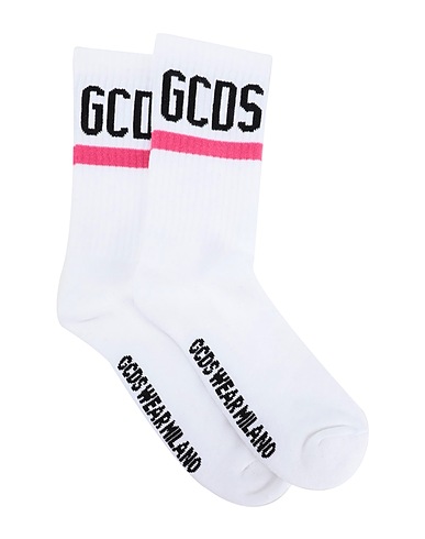 GCDS Socks & tights Fuchsia 85% Cotton, 10% Polyamide, 5% Elastane