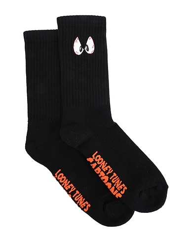 GCDS Short socks Black 85% Cotton, 10% Polyamide, 5% Elastane