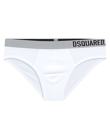 DSQUARED2 Slip Bianco 95% Cotone, 5% Elastan