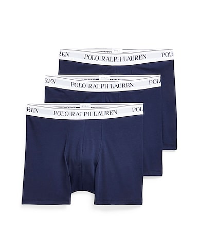 POLO RALPH LAUREN Boxer STRETCH COTTON BOXER BRIEF 3-PACK
 Blu notte 95% Cotone, 5% Elastan