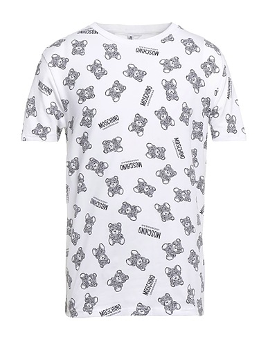 MOSCHINO Undershirt UNDERWEAR White 94% Cotton, 6% Elastane