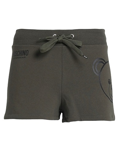 MOSCHINO Sleepwear Dark green 100% Cotton, Elastane