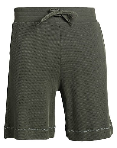 MOSCHINO Sleepwear Military green 97% Cotton, 3% Polyamide, Elastane