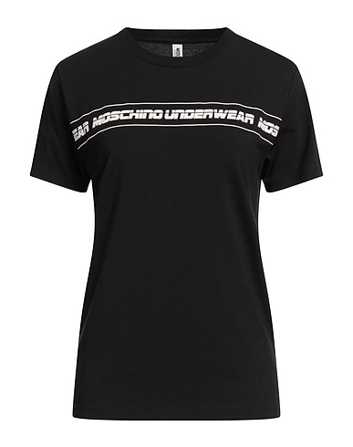 MOSCHINO Undershirt Black 63% Polyester, 34% Cotton, 3% Elastane