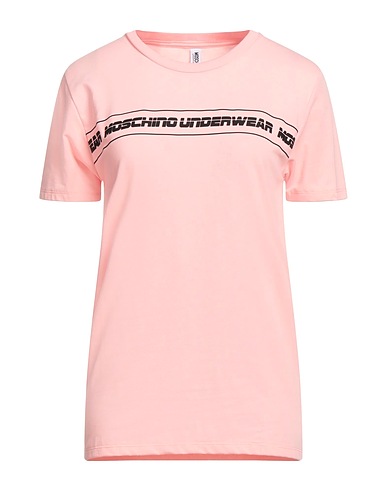 MOSCHINO Undershirt Pink 63% Polyester, 34% Cotton, 3% Elastane