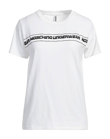 MOSCHINO Unterhemd Weiß 63% Polyester, 34% Baumwolle, 3% Elastan