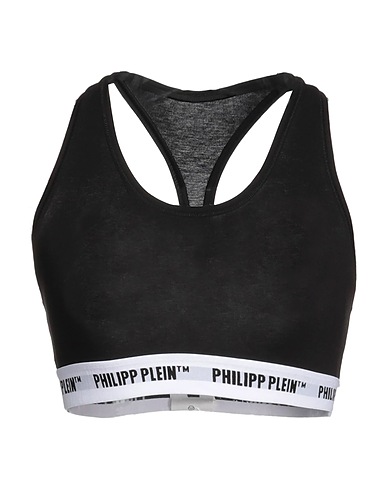 PHILIPP PLEIN Reggiseno Nero 95% Cotone, 5% Elastan